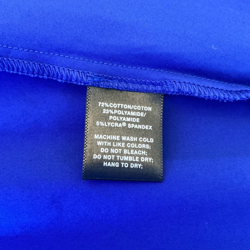 Lafayette Minimalist Royal Blue Zip Fall Jacket Casual Business Career SZ Medium - Picture 7 of 13